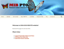 Tablet Screenshot of mib-pto.com